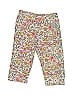 Rare Too Floral White Pink Casual Pants Size 6-9 mo - photo 1