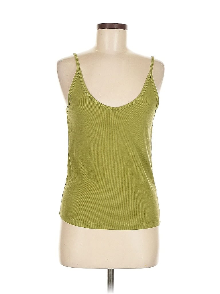 Pre-owned Universal Thread Tank Top Green Halter Neckline Tops