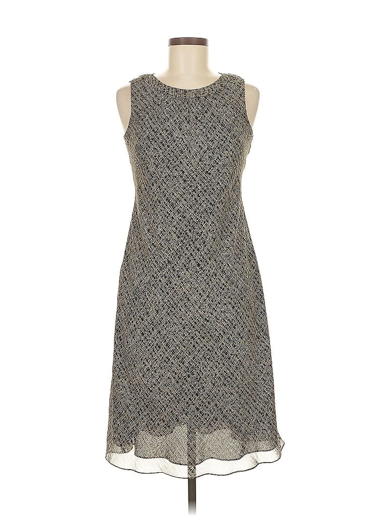 Pre-owned Ann Taylor Loft Casual Dress In Gray