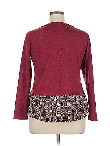 NY Collection Long Sleeve Top (view 2)
