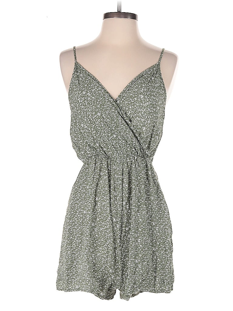 Pre-owned Shein Romper In Green
