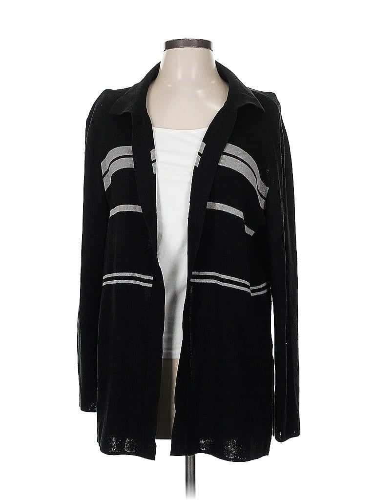 Pre-owned John Paul Richard Cardigan Sweater In Black