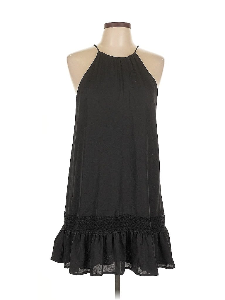 Pre-owned Tyche Casual Dress In Black
