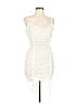 Kittenish 100% Polyester Ivory Cocktail Dress Size L - photo 1