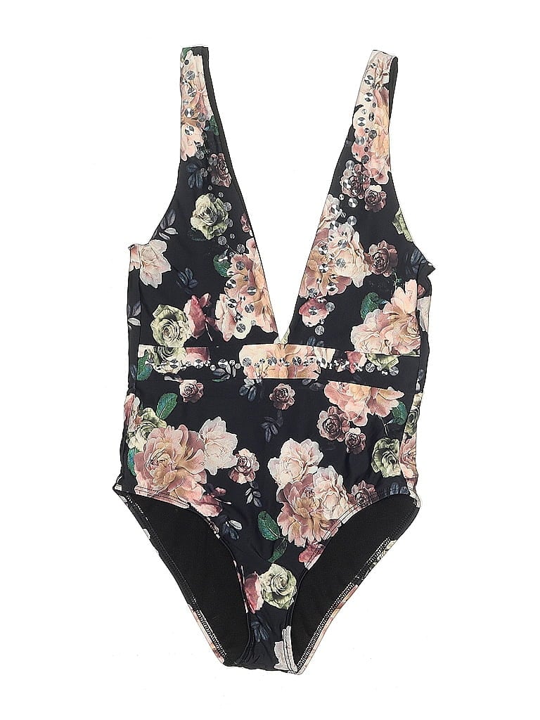 GIANNI BINI Pre-owned One Piece Swimsuit In Black