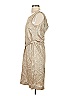 Portsaid Metallic Tan Cocktail Dress Size 2 - photo 5