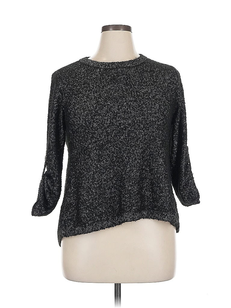 Pre-owned Lulu-b Pullover Sweater In Gray