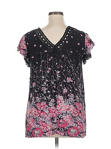 Suzanne Betro Short Sleeve Blouse (view 2)