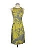 Amy Matto Print Yellow Cocktail Dress Size 0 - photo 1