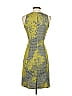 Amy Matto Print Yellow Cocktail Dress Size 0 - photo 2
