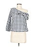 J.Crew 100% Cotton Blue 3/4 Sleeve Blouse Size 6 (petite) - photo 1