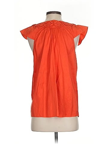 Calypso St. Barth Short Sleeve Silk Top (view 2)