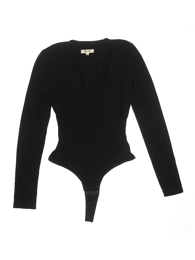Pre-owned Madewell Bodysuit In Black