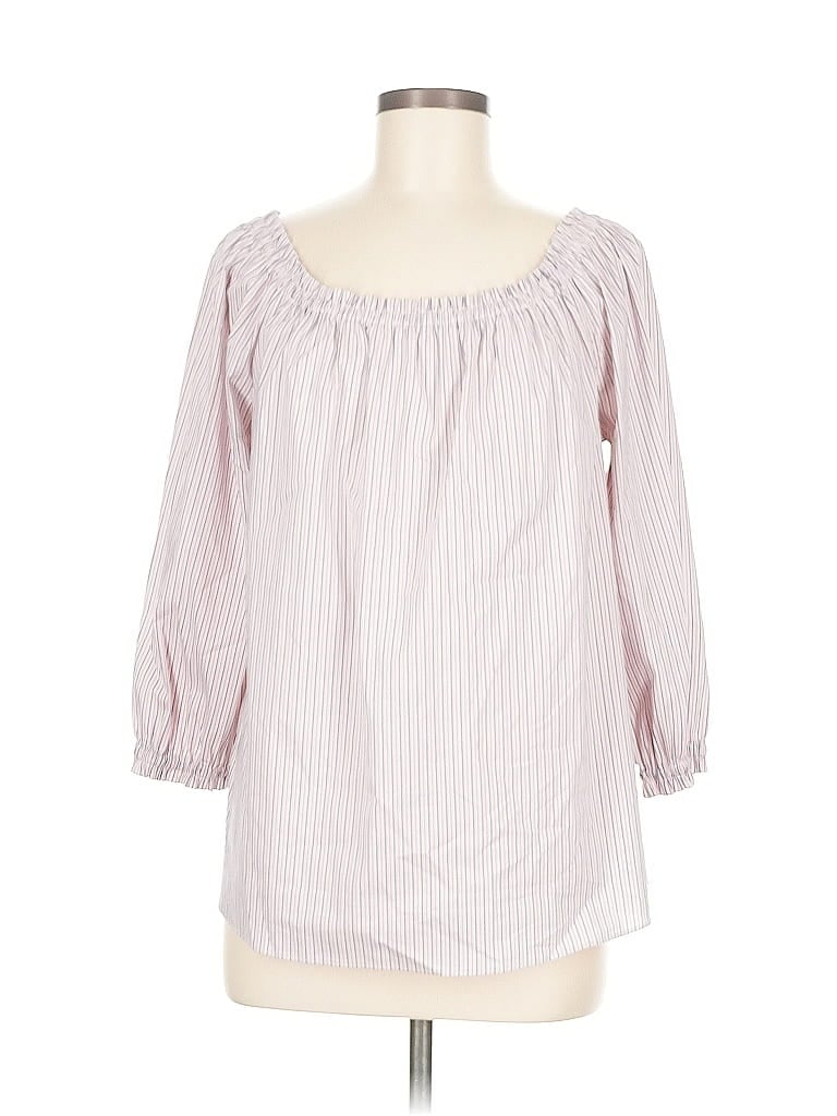 Pre-owned Dalia 3/4 Sleeve Blouse In Pink