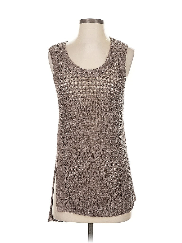 Pre-owned Bcbgmaxazria Sweater Vest In Brown