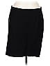 Ecru Solid Black Formal Skirt Size L - photo 1