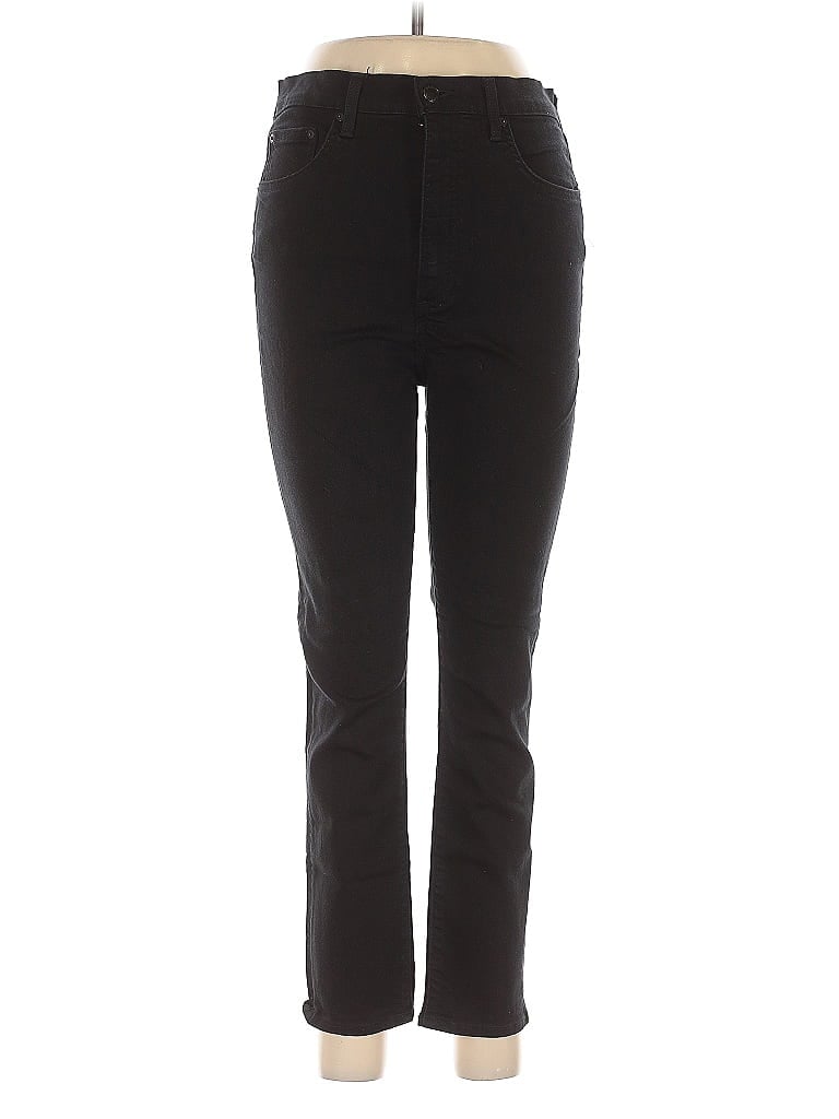 Pre-owned Denim Forum Jeggings In Black