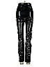 Calzedonia Metallic Black Casual Pants Size S - photo 2