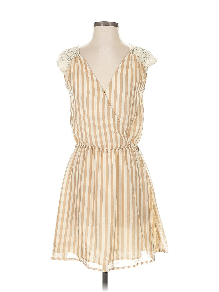 Pre-owned Sugar Lips Casual Dress In Brown