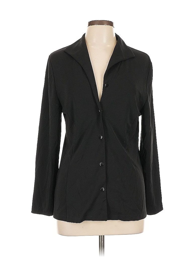 Pre-owned Talbots Long Sleeve Blouse In Black