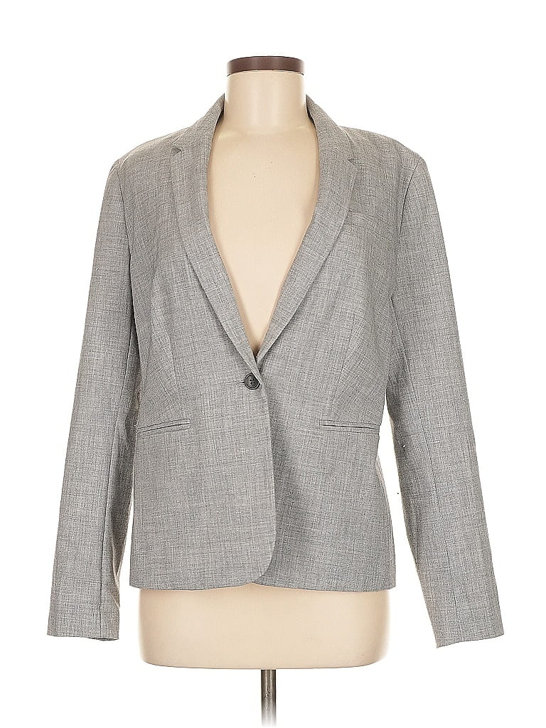 Pre-owned Banana Republic Factory Store Blazer Jacket In Gray