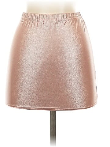 PrettyLittleThing Faux Leather Skirt (view 2)