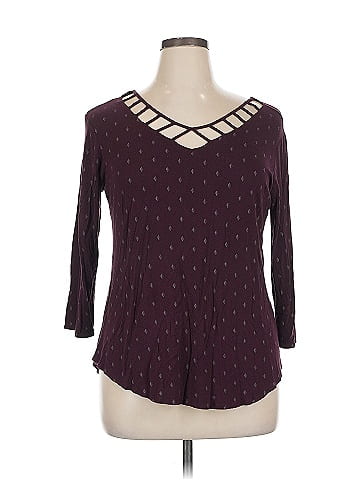 24/7 Maurices 3/4 Sleeve T-Shirt (view 1)