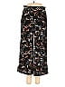 Lock & Key Print Black Casual Pants Size S - photo 1