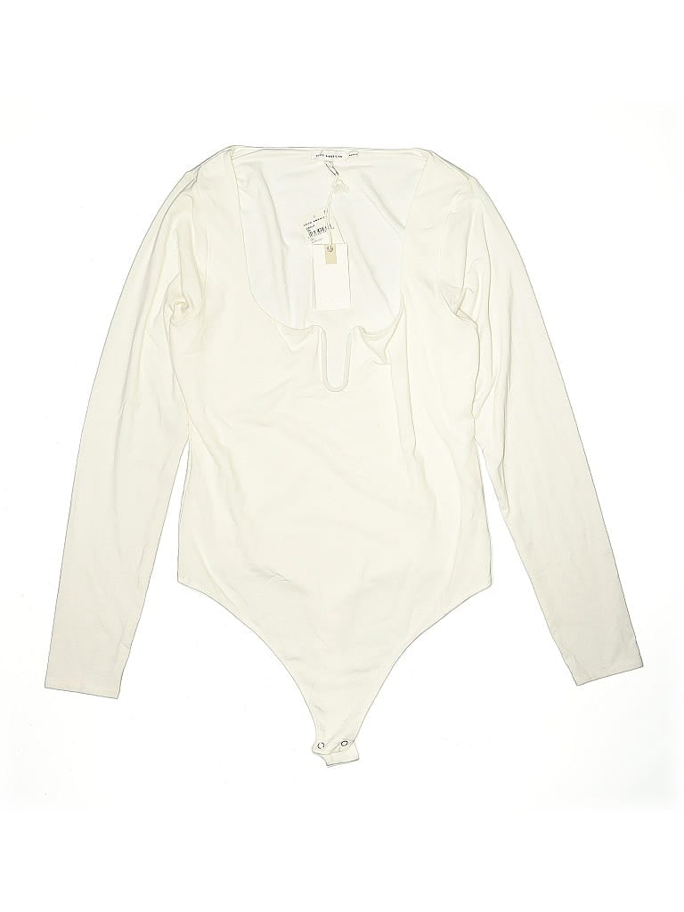 Pre-owned Good American Bodysuit In White