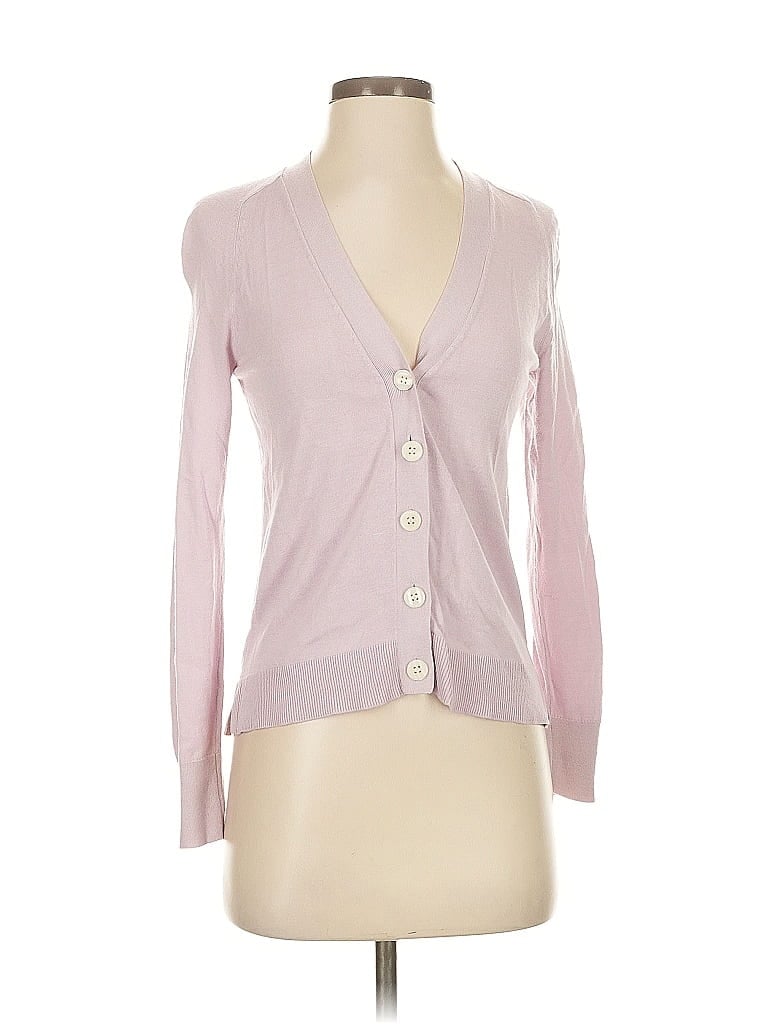Pre-owned Ann Taylor Loft Cardigan Sweater In Pink
