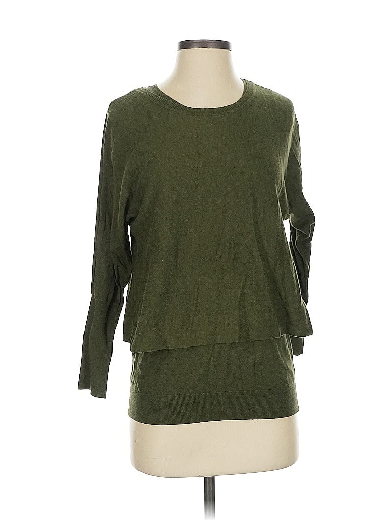 Pre-owned Cabi Pullover Sweater In Green