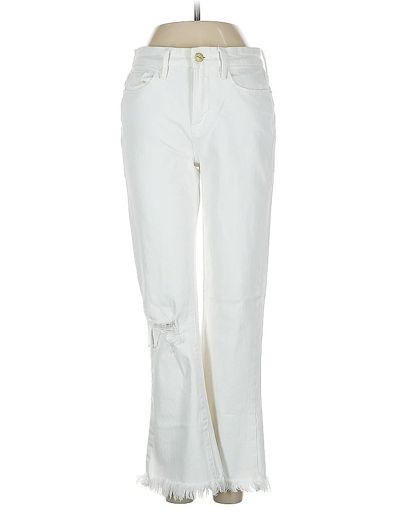 Pre-owned Frame Jeans In White