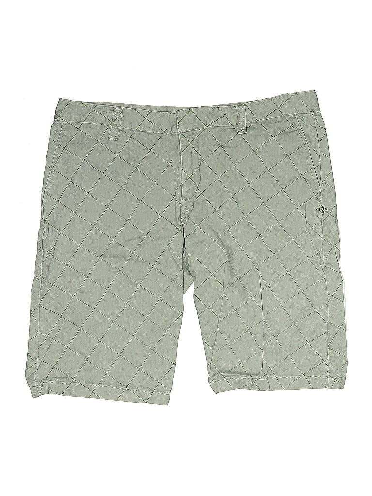 Pre-owned Hurley Khaki Shorts In Green