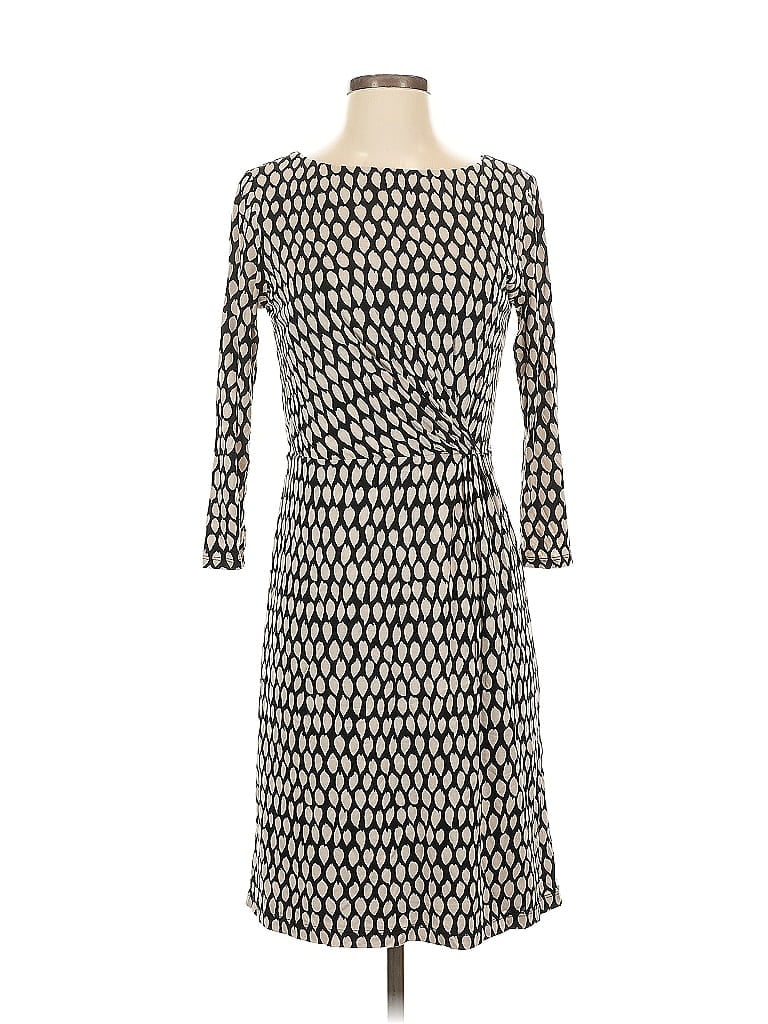 Pre-owned Ann Taylor Loft Casual Dress In Brown