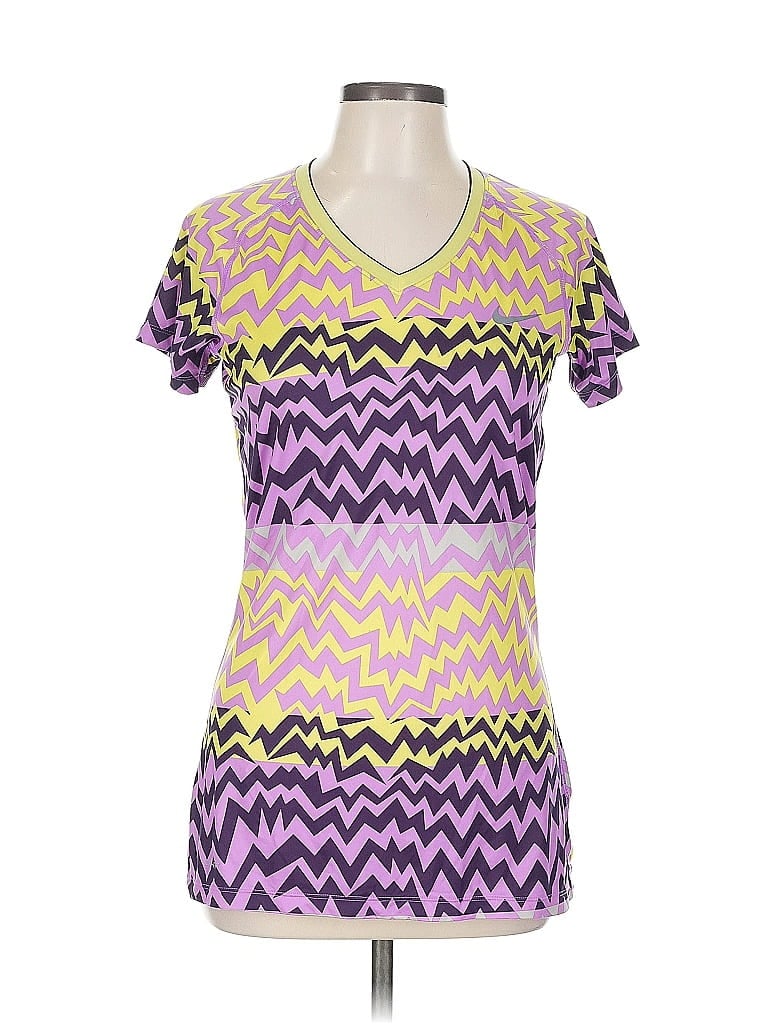 Pre-owned Nike Active T-shirt In Purple