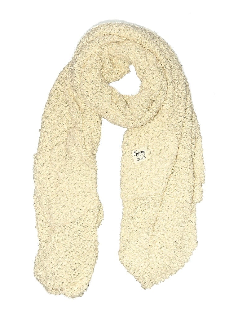 Pre-owned Assorted Brands Scarf In White