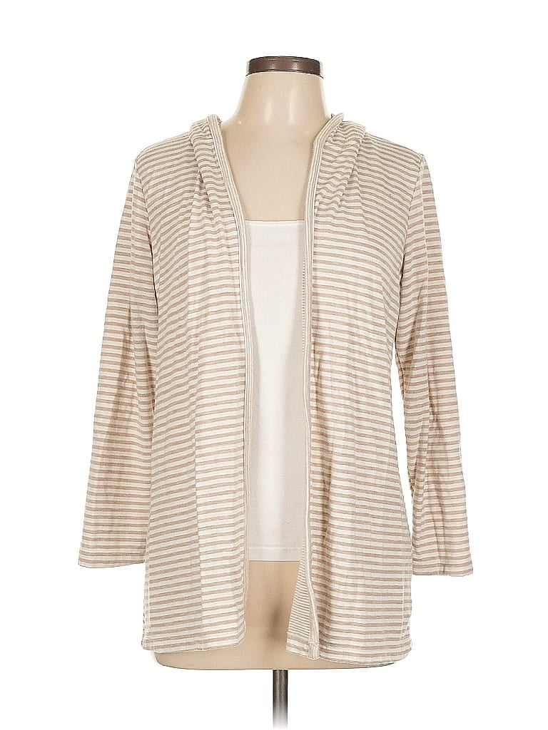 Pre-owned Dressbarn Cardigan Sweater In Brown