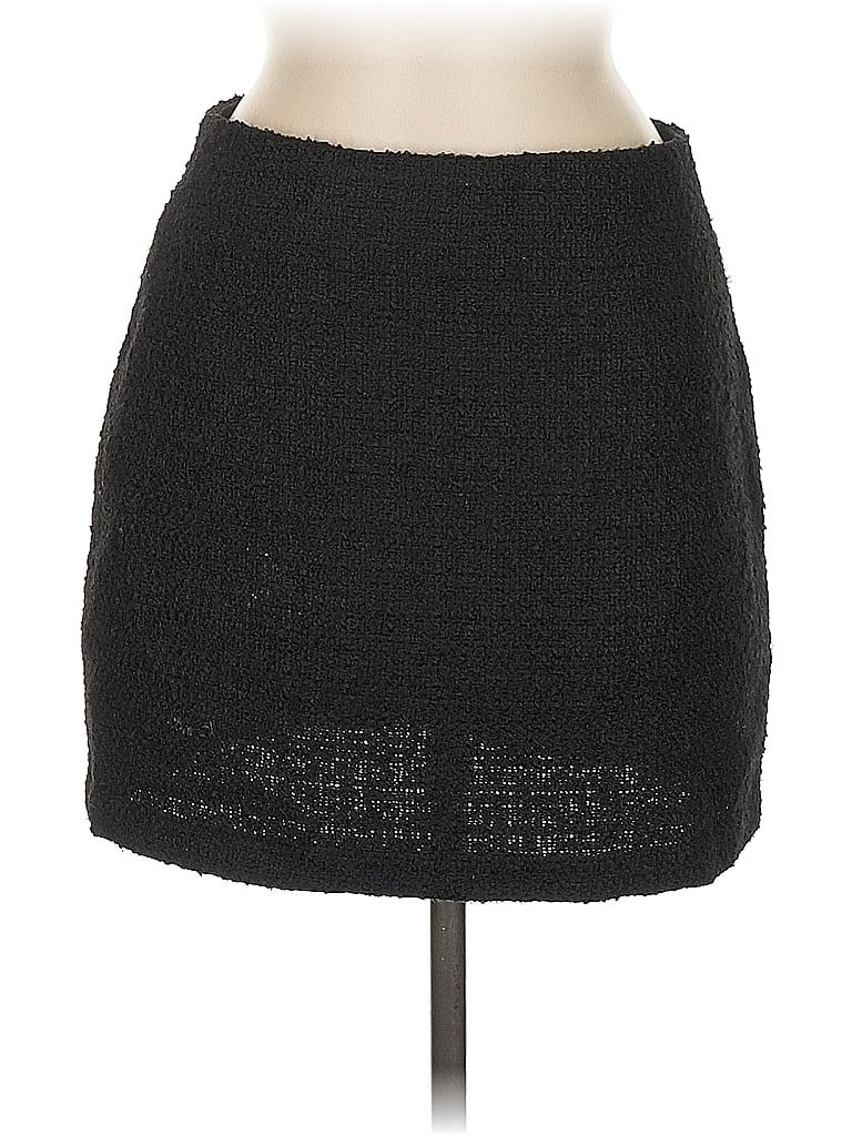 Pre-owned H&m Casual Skirt In Black