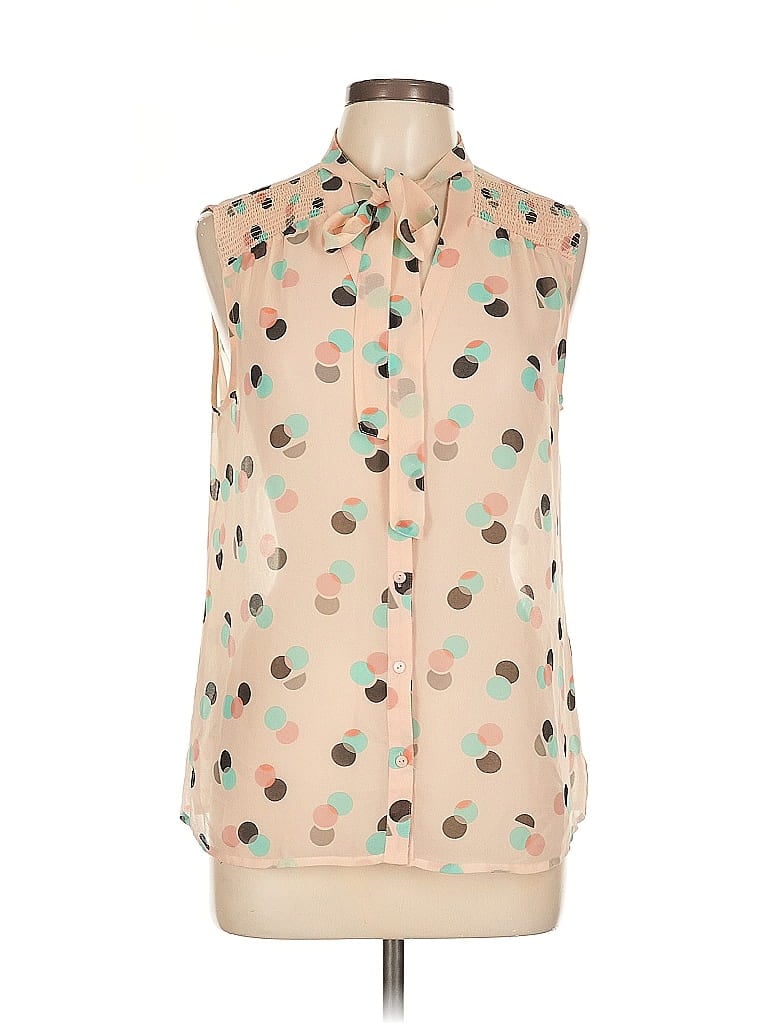 Pre-owned Chelsea28 Sleeveless Blouse In Brown