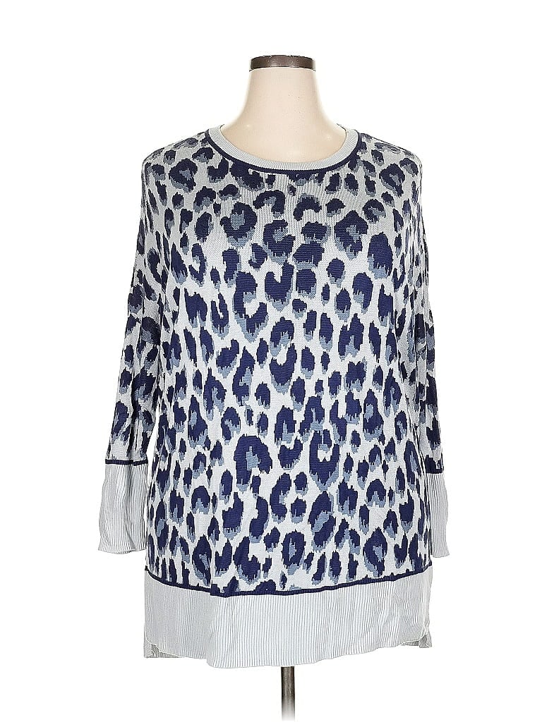 Pre-owned Wonderly Pullover Sweater In Blue