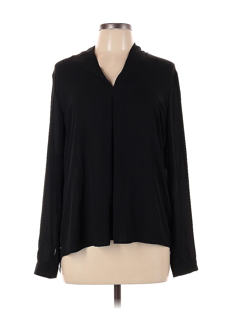 Pre-owned Ro & De Long Sleeve Blouse In Black