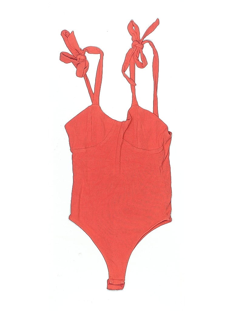 Click to view more detailed imagery on our partner's website Pre-owned Gianni Bini Bodysuit In Orange
