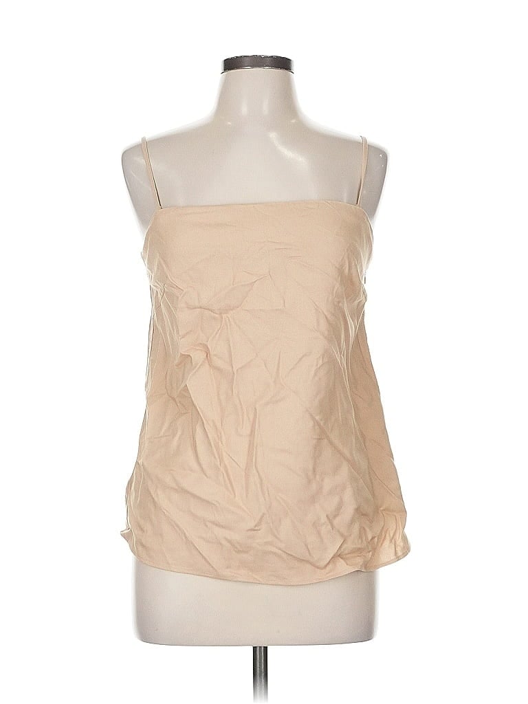 Scoop Sleeveless Blouse In Gray