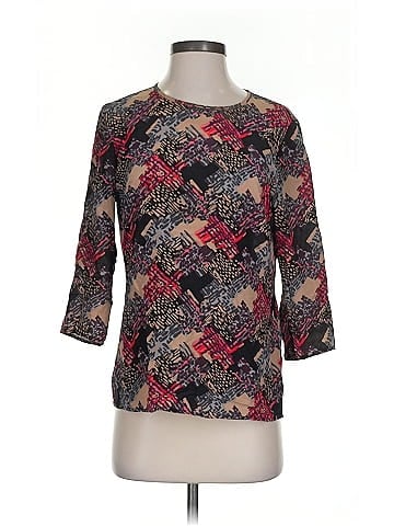 Trina Turk 3/4 Sleeve Silk Top (view 1)