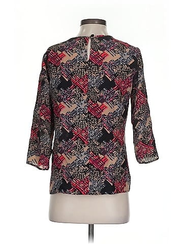 Trina Turk 3/4 Sleeve Silk Top (view 2)