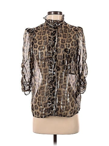 BA&SH 3/4 Sleeve Silk Top (view 1)
