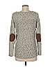 Design Lab Lord & Taylor Tweed Gray Pullover Sweater Size M - photo 2