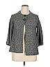 AB Studio 100% Acrylic Gray Cardigan Size XL - photo 1
