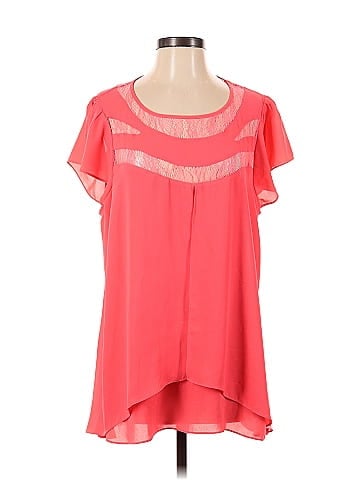 City Chic Short Sleeve Blouse (view 1)