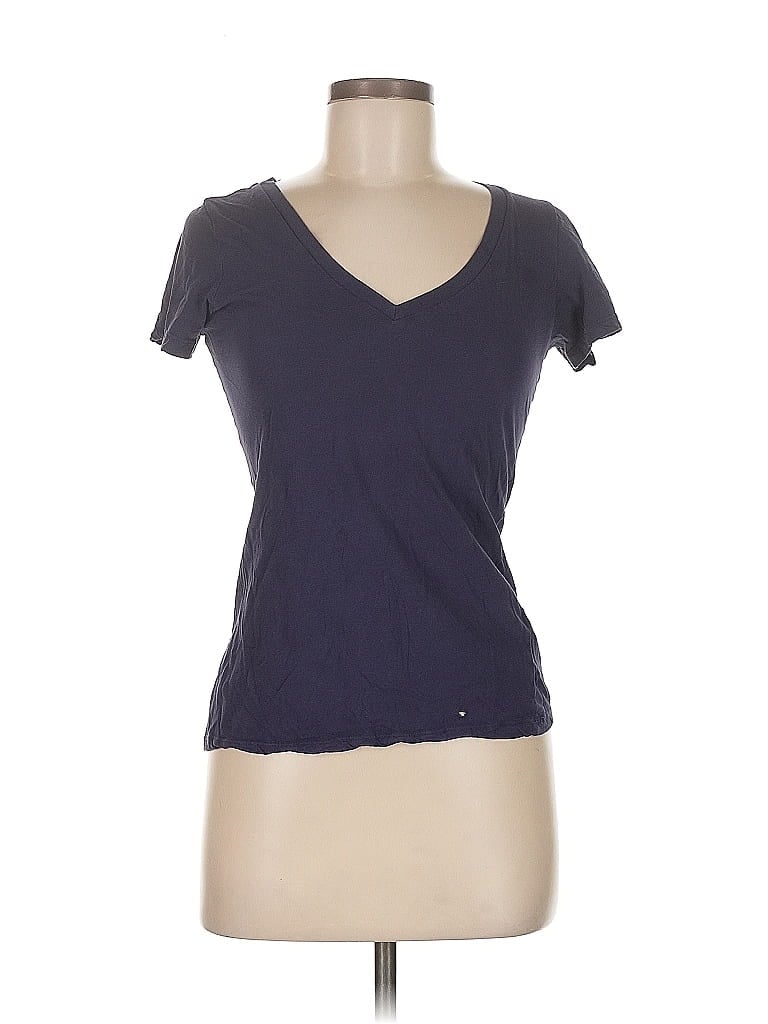 Pre-owned Forever 21 Short Sleeve T-shirt In Blue